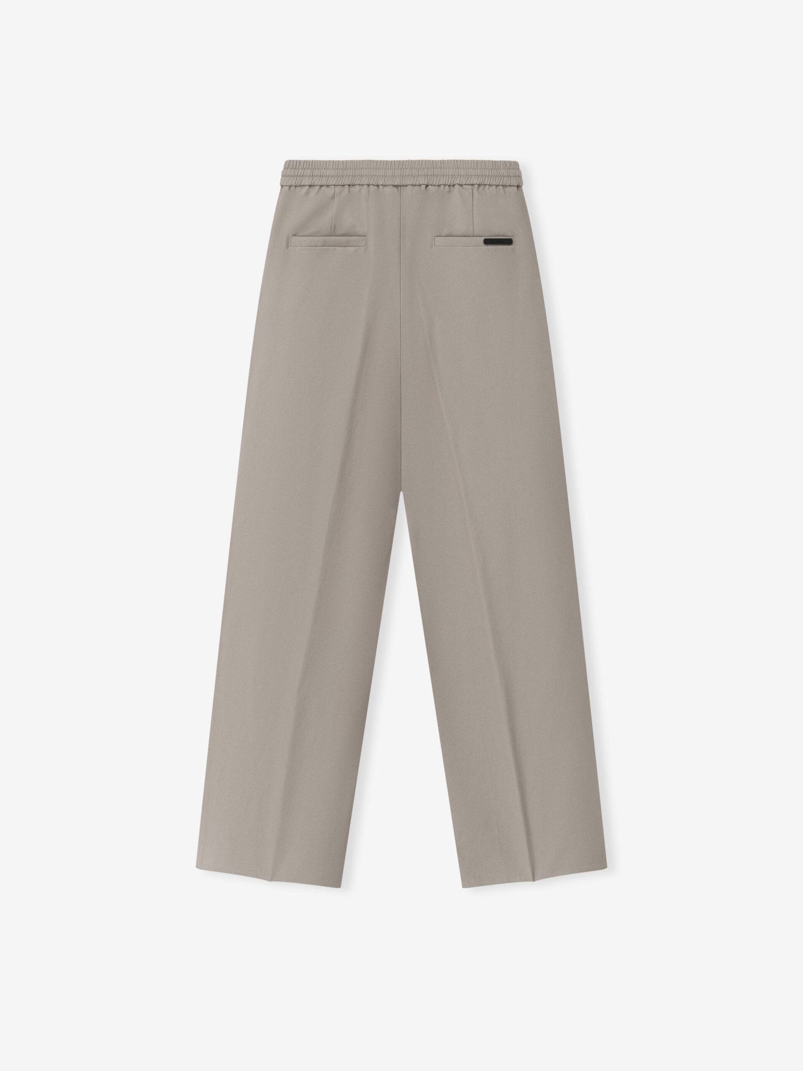 Silk Blend Pleat Front Drawstring Pant - Image 2