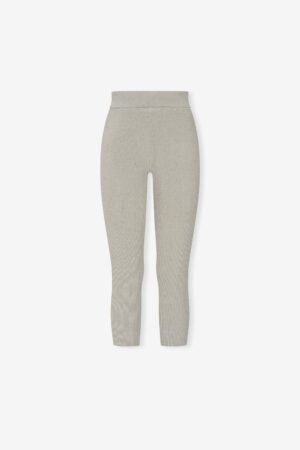 Womens Rib Knit Capri
