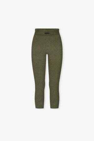 Womens Rib Knit Capri