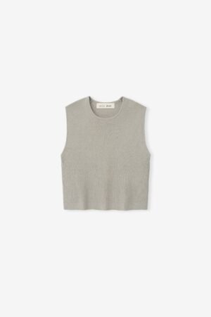Womens Rib Knit Crop Top