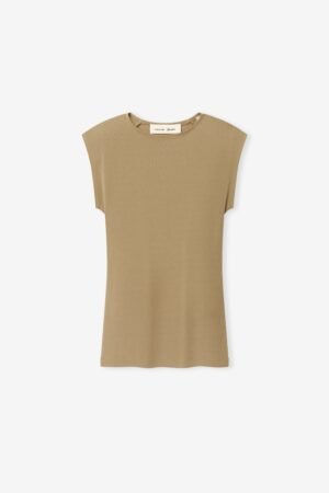 Womens Soft Rib Fitted Tank